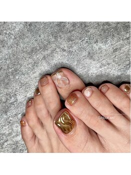 フットネイル/ミラーネイル