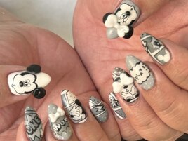 みっきーネイル！