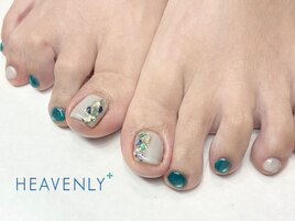 夏 フットネイル パラジェル
