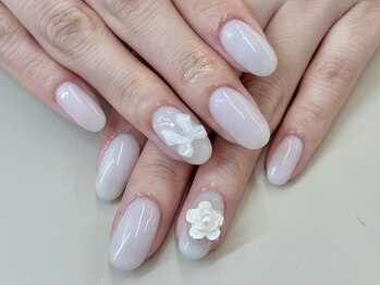 フォフォネイル 自由が丘(Fofo nail)/【乳白色ワンカラー】