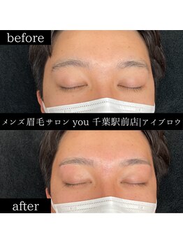 ユー 千葉駅前店(you)/メンズ眉毛/メンズ眉/千葉駅