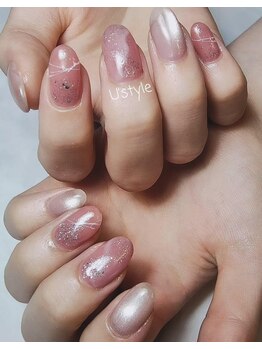 ユーズスタイル(U’style)/ピンクデザインネイル