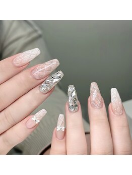 ネイルズイロハ 池袋西口駅前店(NAILS 168)/チップ長さ出し アート やり放題