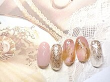 フルールソンネイル(fleur son nail)/2月定額シンプルアート