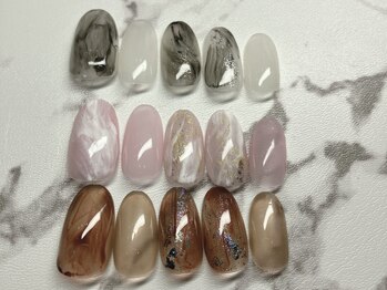 キューセブンネイルラウンジ 与野店(Q7 Nail Lounge)/ニュアンスネイル