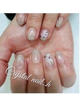 クリスタルネイル ゆめタウン博多店(CRYSTAL NAIL)/フラワーネイル