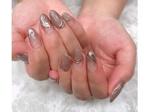 マーノ 津田沼ビート店/ミラーネイルデザイン