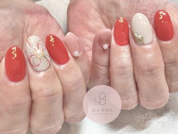 ジーエスネイル(GS NAIL)/お正月ネイル/新年
