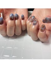 プリュネ(Prune)/グラデーション/インク/ブラウン