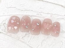 ネイルメゾン 池袋店(NAIL MAISON)/ハートチークネイル￥7800