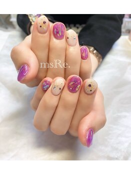 ネックレスネイル