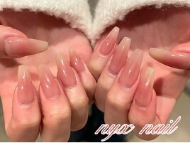長さ出しチークネイル