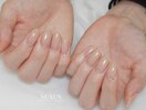 ベージュのうる艶ワンカラー