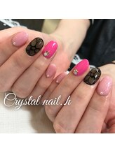 クリスタルネイル ゆめタウン博多店(CRYSTAL NAIL)/フラワーアートネイル