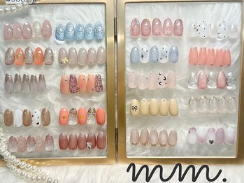 エムエム(mm.)の写真/季節に合わせた限定デザイン取り揃え★毎月雰囲気を変えて楽しめるお得な定額メニュー¥5000~カラー変更可◎