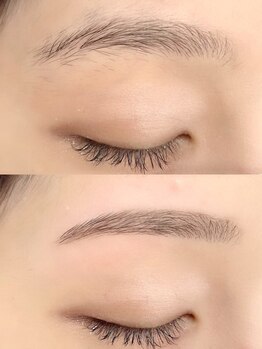 アイブロウメニューがあるサロン