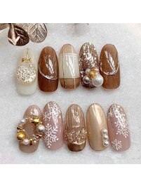 クリスマスネイル