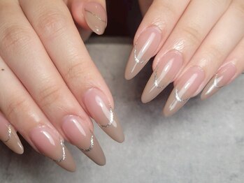 エムユーファイブネイル(MU5-nail)/【スカルプ】グラデーション+art