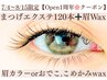 【まつエク120本×アイブロウSET】7/4～8/15迄 周年限定★選べるオプション付