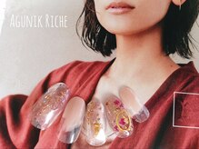 アグニークリッシェ(Agunik Riche)/【押し花ネイル】