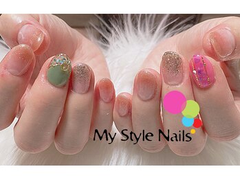 マイ スタイル ネイルズ(My Style Nails)/ラメグラデーションジェル