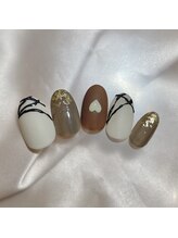キュアーズ ネイル(CURES NAIL)/バレンタインネイル