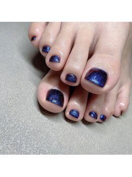 フット◆ラメワンカラー