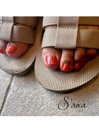 バカラ風ネイル¥9000