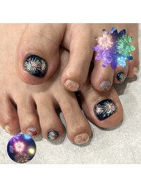 花火&金魚 by阿部
