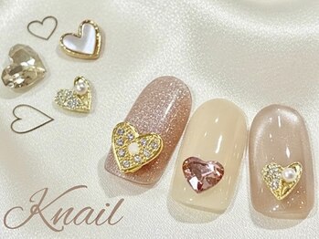 ケイネイル(Knail)の写真/何度でも見惚れる理想の指先に…最新トレンド~オフィス仕様まで、大人バレンタインデザインも豊富に用意◎