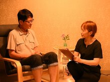 炭酸ヘッドスパ×整体×もみほぐし リカバリーサロン en+【エンプラス】の雰囲気（お疲れやお悩みを丁寧にお伺いします）