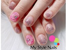 マイ スタイル ネイルズ(My Style Nails)/ラメグラデーションジェル