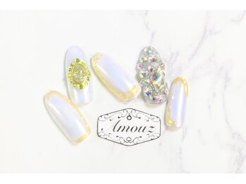 アモウズ(Amouz)/定額【テーマ:オーロラネイル】2