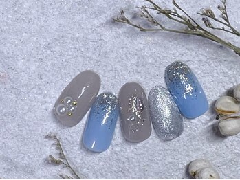 モグネイル(Mogunail)/ 1.2月定額B きらきらネイル