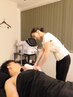 【男性限定】【脱毛同時施術】オイルトリートメント60分＋脱毛（ヒゲ+脇）