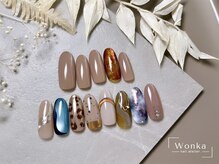 ウォンカ(Wonka)/シンプル◎ワンカラー＋アート