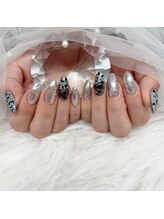 ルノン(Lunon)/豹柄×ハートパーツ