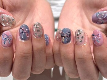 リリー 仙台(Lily)の写真/【デザインコース90分￥7900～】新規オフ＆ケア無料◎季節に合わせたトレンドアートもお任せください♪