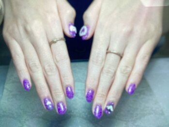 アンバーテン(Amber10)/持ち込みデザイン/ジェルネイル