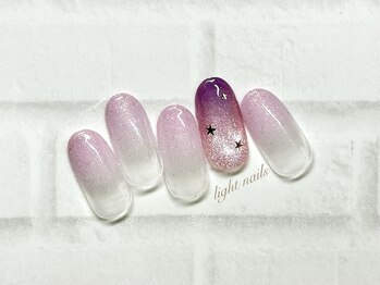 ライト ネイルズ ニシノミヤ(light nails NISHINOMIYA)/ワンポイント☆