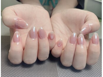 メオネイル(MEO NAIL)/オーロラミラーネイル