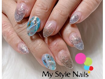 マイ スタイル ネイルズ(My Style Nails)/ラメグラデーションジェル