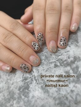 プライベート ネイルサロン マーマ(murmur)/レオパードネイル