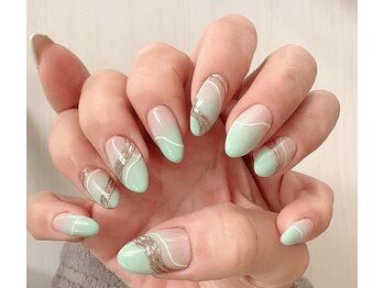 リュストゥール アンド フォンス(Lustr'e&fons)/カラーグラデーションネイル