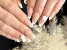 リアンスネイルヴィヴィッド 倉敷店(LianS nail ViViD)/バーチャルフレンチ＋パーツ