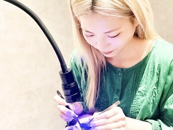 トリッシュ(TRISH)の写真/エリア希少!!【LEDインシアノ/ノンシアノ】LEで付ける最新技法登場!!低刺激×お肌に優しく安心のグルー◎