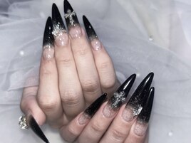 黒グラデネイル♪