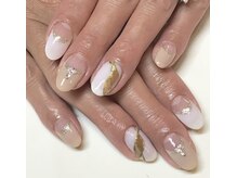 ダンスネイル(dance nail)/メタリックラインアート☆