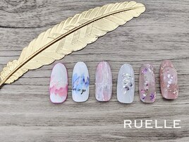 フラワー ニュアンスピンク 花柄