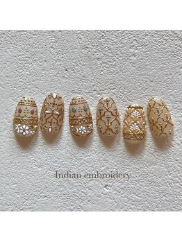 リジョイスヘア エン(REJOICE hair EN)/手描き インドの刺繍 ayuri